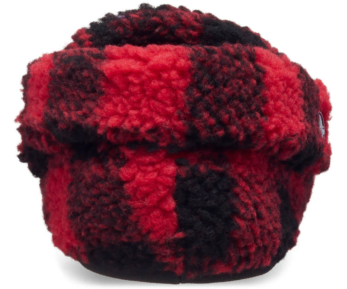 T's Cls BuffCheckCozzzySlipper - Varsity Red/Black - Image 6