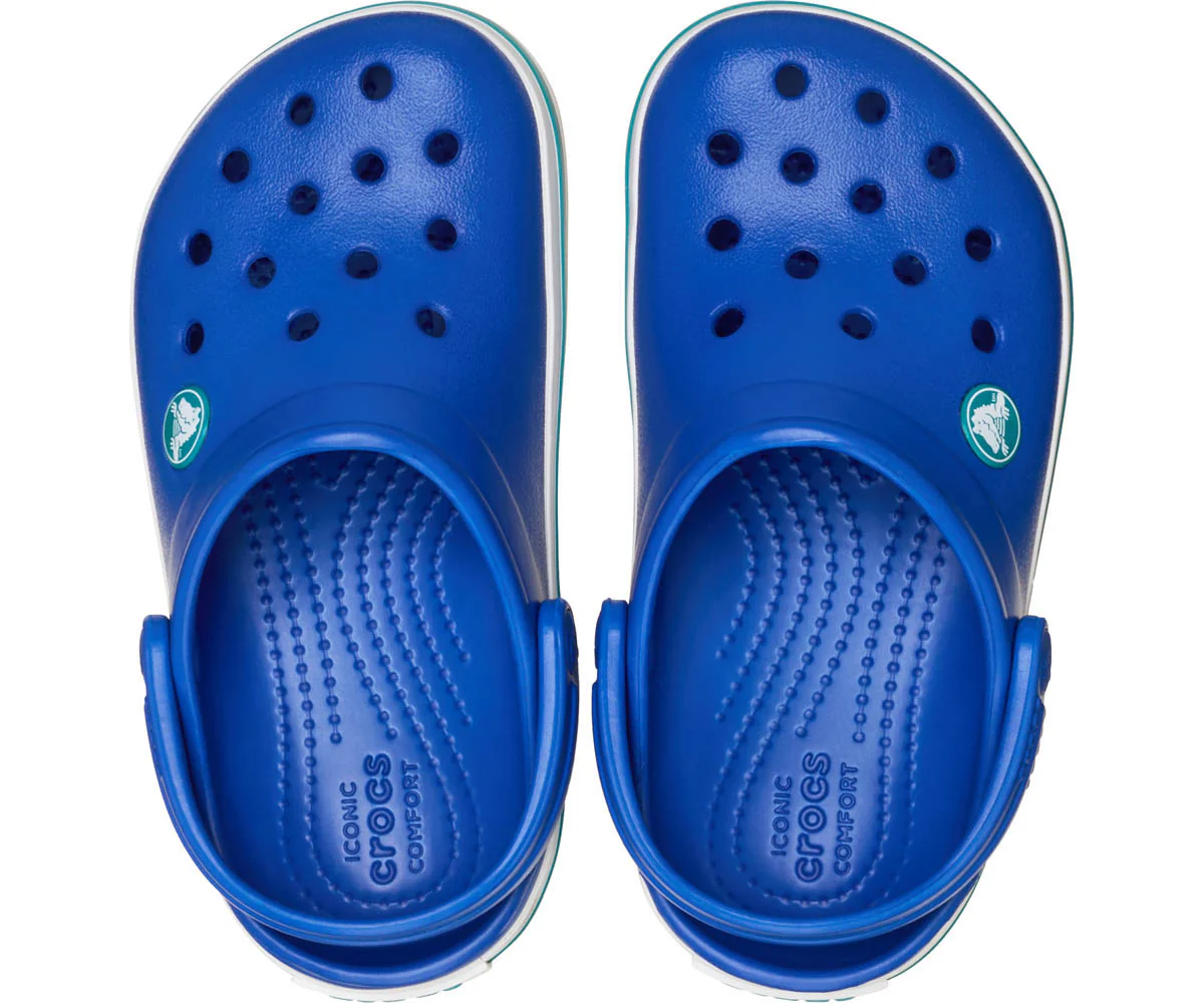 T's Crocband Clog - Blue Bolt/Turbo Teal - Image 3