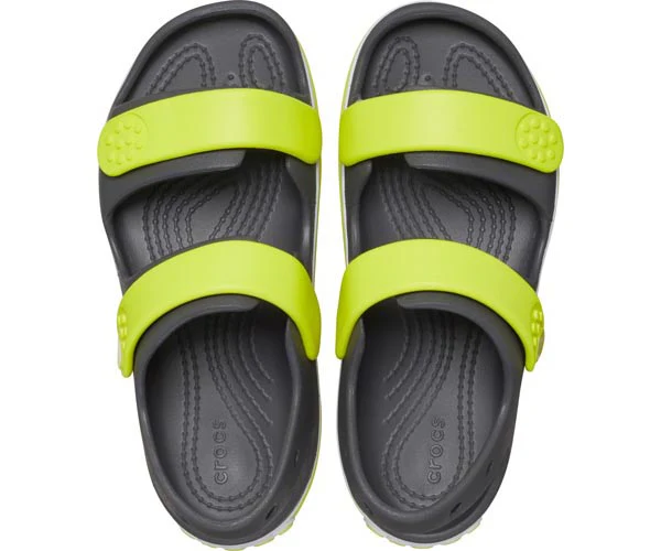 T's Crocband Cruiser Sandal - Slate Grey/Acidity - Image 3