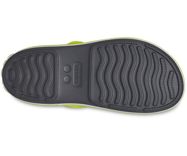 T's Crocband Cruiser Sandal - Slate Grey/Acidity - Image 4