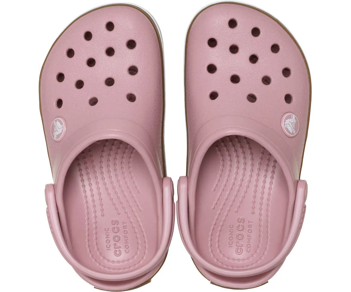 T's Crocband Gum Clog - Mauve/Gum - Image 3