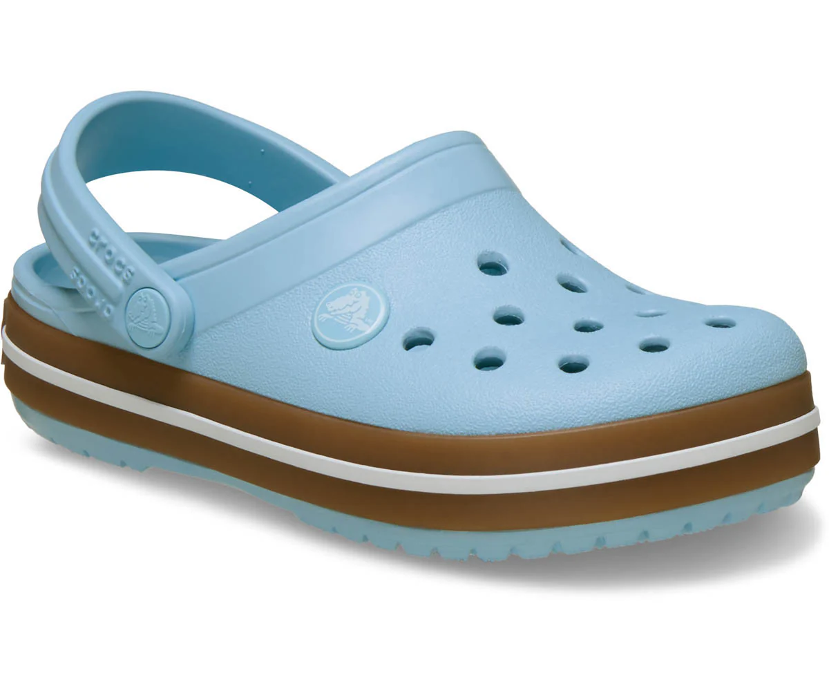 T's Crocband Gum Clog - Sky Blue/Gum - Image 5