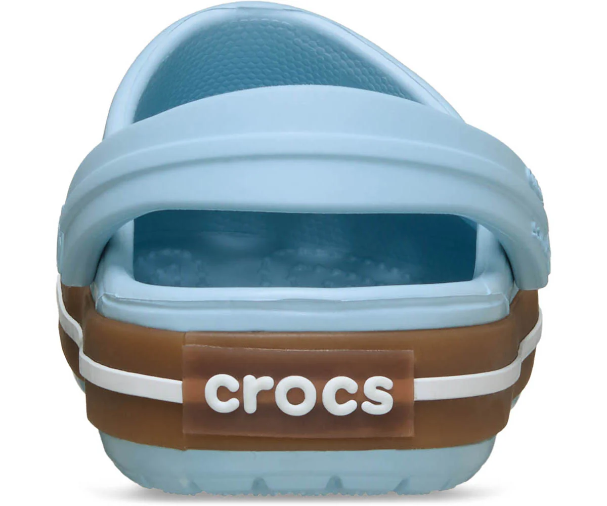 T's Crocband Gum Clog - Sky Blue/Gum - Image 6