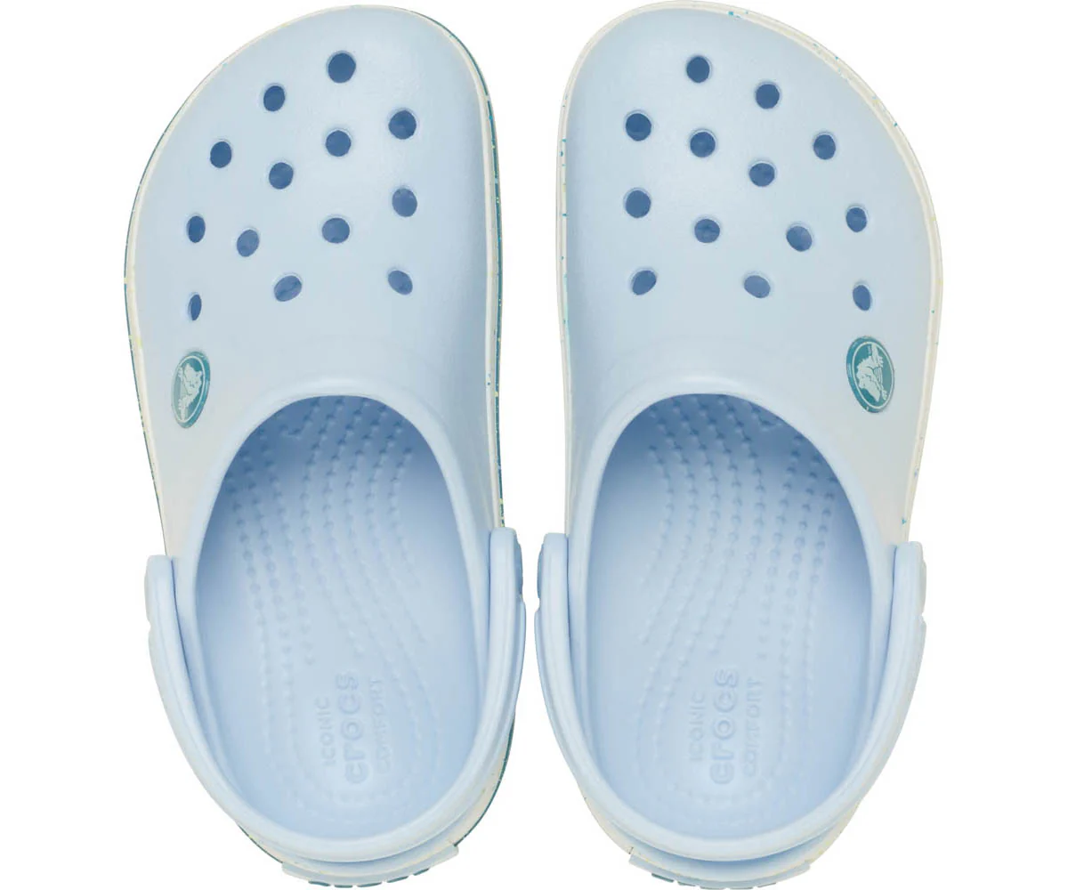 T's Crocband SpeckledBand Clog - Blue Frost - Image 3