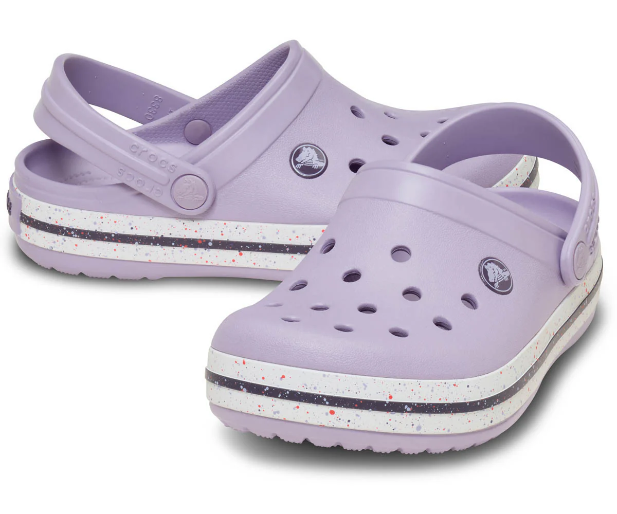 T's Crocband SpeckledBand Clog - Lavender - Image 2