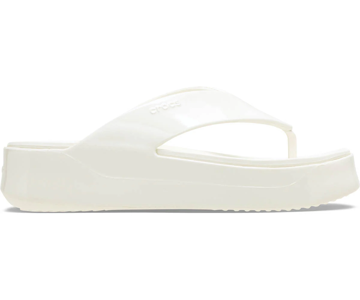 W's Getaway Platf Patent Flip  - Chalk