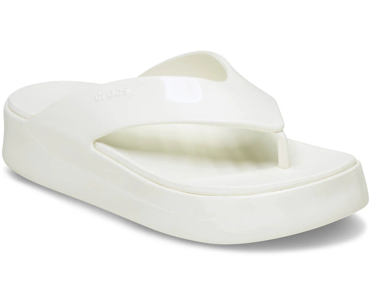 W's Getaway Platf Patent Flip  - Chalk - Image 5