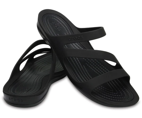 W's Swiftwater Sandal - Black/Black - Image 2